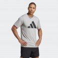 تيشيرت أديداس ترين اسينشيال فري ريدي لوجو للرجال لون رمادي || adidas Men's Train Essentials Feelready Logo Training T-shirt