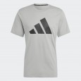 تيشيرت أديداس ترين اسينشيال فري ريدي لوجو للرجال لون رمادي || adidas Men's Train Essentials Feelready Logo Training T-shirt