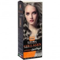 كولاجين صبغة شعر لون أشقر فضي درجة 8.001 || COLLAGEN PRO HAIR COLOR SYSTEM