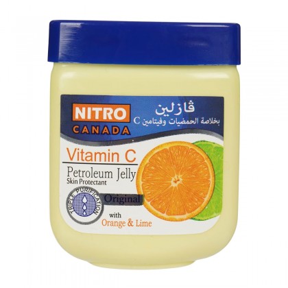 فازلين بخلاصة الحمضيات وفيتامين سي حجم 120 مل || Vitamin C Petroleum Jelly by NITRO