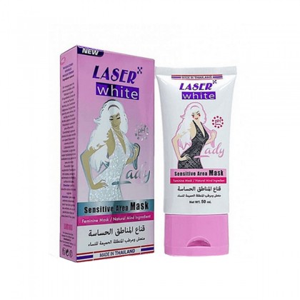 قناع المناطق الحساسة منعش ومرطب حجم 50 مل || Sensitive Area Mask by Laser White