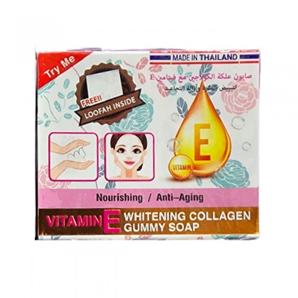 صابون علكة الكولاجين مع فيتامين ايه مبيض البشرة وضد التجاعيد من تري مي حجم 100 غرام || Collagen with Vitamin E SOAP by Try Me