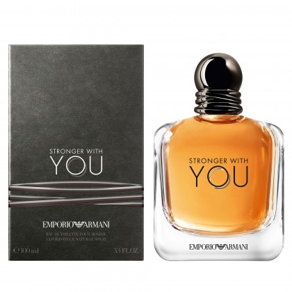 عطر سترونجر ويذ يو من جورجيو أرماني للرجال سعة 100 مل || Emporio Armani Stronger With You EDT By Giorgio Armani 100ml