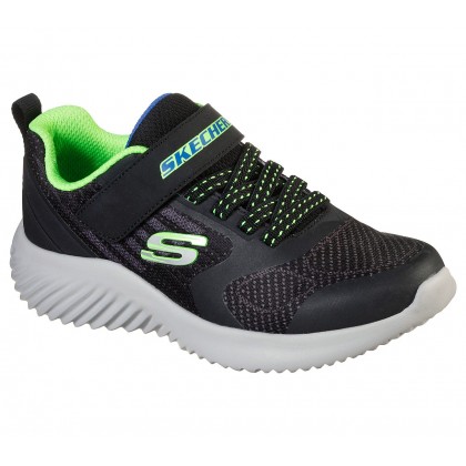 حذاء سكيتشرز بوندر - جروفن للأطفال لون أسود || Skechers Kid's Bounder - Gorven Shoes