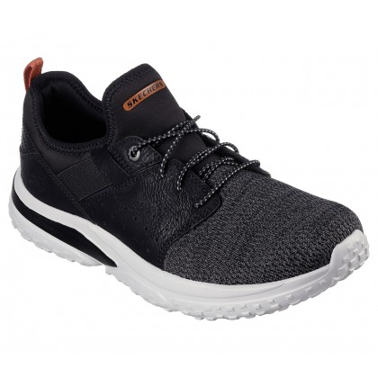 حذاء سكيتشرز ريلاكس فيت: سولفانو كاسبين للرجال لون أسود || Skechers Men's Relaxed Fit: Solvano - Caspian Shoes