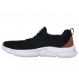 حذاء سكيتشرز ريلاكس فيت: سولفانو جيتن للرجال لون أسود || Skechers Men's Relaxed Fit: Solvano - Gaten Shoes