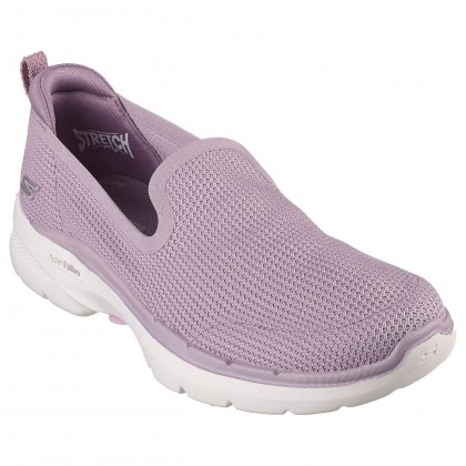 حذاء سكيتشرز جو ووك 6- كلير فيرتشر للنساء لون زهري || Skechers Women's GOwalk 6 - Clear Virtue Shoes