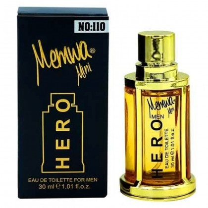 عطر ميني هيرو برائحة ذا سنت من ميموا للرجال سعة 30 مل || mini HERO No: 110 EDT By Memwa For Men 30 ML