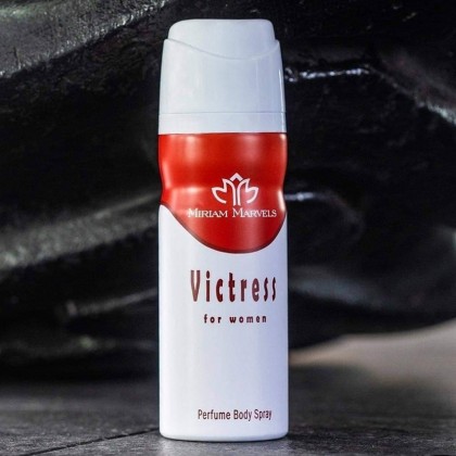 بخاخ معطر للجسم فيكتريس من مريام مارفلز للنساء حجم 200 مل – VICTRESS Body Spray by Miriam Marvels for Women 200Ml