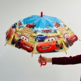 شمسية (مظلة) بتصميم سيارة مع صفارة للأطفال لون أزرق - Disney Kids with Car Umbrella