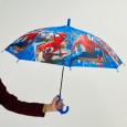 شمسية (مظلة) بتصميم سبايدر مان مع صفارة للأطفال لون أزرق - Disney Kids with Spider Man Cover Umbrella