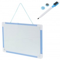 لوح منغاطيسي مع قلم صغير قابل للمحو حجم 20×30 سم لون أزرق