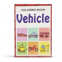 دفتر تلوين وتعليم الرسم للأطفال بأشكال المركبات- Coloring Books For Kids Vehicle