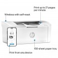 طابعة ليزر لاسلكية اتش بي 110 دبليو لون أبيض-HP LaserJet M110w Wireless Black & White Printer