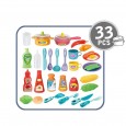 لعبة المطبخ للأطفال (33) قطعة لون أزرق-Play House Spray Kitchen – 33 PCS