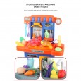 لعبة المطبخ للأطفال (33) قطعة لون أزرق-Play House Spray Kitchen – 33 PCS