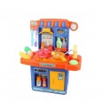 لعبة المطبخ للأطفال (33) قطعة لون أزرق-Play House Spray Kitchen – 33 PCS