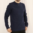 تيشيرت فليس صوف لون كحلي-Sami Boutique Men's Fleece T-shirt