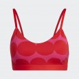 adidas Womens' Marimekko All Me Bra - Pink صدرية اديداس الرياضية للنساء لون زهري غامق