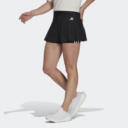 adidas Women's Training Essentials 3 Stripes Skirt- تنوره رياضية اديداس ايسينشيال ثلاث خطوط للنساء لون أسود