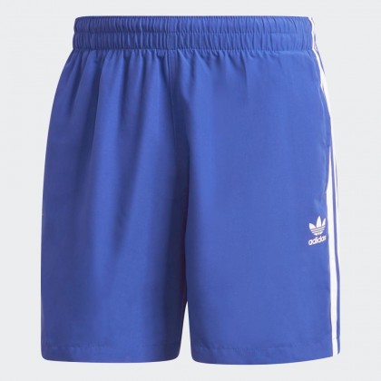 adidas 3-Stripes Swim Shorts-Blue 