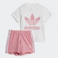 adidas SHORT TEE SET طقم اديداس بناتي للأطفال