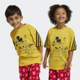 adidas Kids' Disney Mickey Mouse Tee - Gold تيشيرت اديداس ديزني للأطفال لون ذهبي