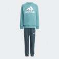 adidas Essentials Logo French Terry Jogger Set - Turquoise طقم اديداس للأطفال لون تركواز