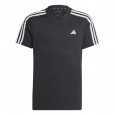 Adidas TRAIN ESSENTIALS AEROREADY 3-STRIPES REGULAR-FIT TRAINING SET طقم ملابس رياضية ايروريدي بثلاثة خطوط للأطفال  بلون أسود