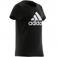 adidas Essentials Big Logo Cotton T-Shirt - Black