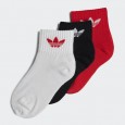 adidas Kids Unisex' Mid-Ankle Socks 3 Pairs