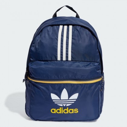 adidas Adicolor Archive Backpack - حقيبة اديداس اديكلر ارشيف للجنسين لون أزرق