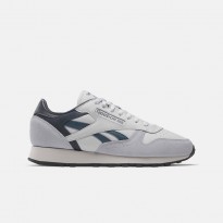 Reebok Unisex Classic Leather Shoes- حذاء ريبوك كلاسيك ليذر للجنسين لون رمادي