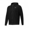 Reebok Men's Wor Fleece Fz Hood Sweatshirt جاكيت هودي ريبوك للرجال لون أسود