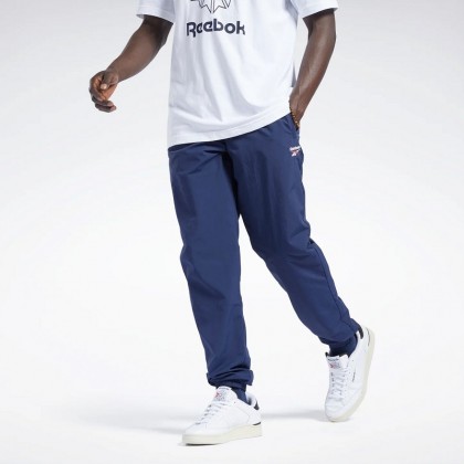 Reebok Mens' Classic Vector Track Pants بنطلون ريبوك للرجال لون أزرق