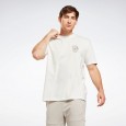 Reebok UNISEX GS DATA FITNESS T-Shirt تيشيرت ريبوك داتا فيتنيس للجنسين لون طحيني 