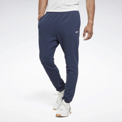 Reebok Men Training French Terry Joggers- بنطلون ريبوك ترينينغ تيري للرجال لون أزرق