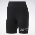 Reebok Womens Legging Athletic Workout Shorts شورت ضيق رياضي من ريبوك للنسار لون أسود