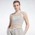 Reebok Women's Identity Sports Bra- صدرية رياضية من ريبوك لون رمادي فاتح