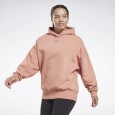 Reebok Women Studio Oversize Hoodie- هودي ريبوك للنساء لون برتقالي