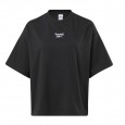 Reebok Women Cl Pf Sm T-Shirt- تيشيرت ريبوك للنساء لون أسود