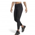 Reebok Women' Yoga High-Waisted Performance Rib Leggings- بنطلون ضيق رياضي من ريبوك لون أسود