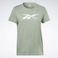 Reebok Women's Training Essentials Vector Graphic T-Shirts - تيشيرت ريبوك للنساء لون أخضر 