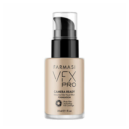 كريم أساس في اف اكس برو سائل من فارماسي درجة 05 حجم 30 مل -Farmasi Make Up Vfx Pro Camera Ready Foundation - 05 Cashmere