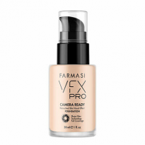 كريم أساس في اف اكس برو سائل من فارماسي درجة 03 حجم 30 مل -Farmasi Make Up Vfx Pro Camera Ready Foundation - 03 Warm Ivory