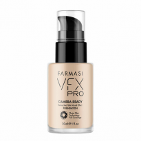 كريم أساس في اف اكس برو سائل من فارماسي درجة 01 حجم 30 مل -Farmasi Make Up Vfx Pro Camera Ready Foundation