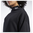 Reebok Women Classics Turtleneck Sweatshirt - تيشيرت ريبوك بأكمام طويلة للنساء لون أسود