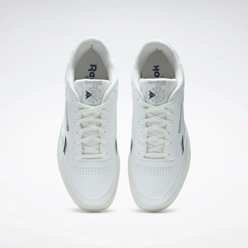 Reebok Tennis CLUB C 85 VEGAN Shoes- حذاء ريبوك كلوب سي 85 فيجان للرجال لون أبيض