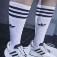 Adidas Unisex Solid Crew Socks 3 Pairs - White- جوارب اديداس سويلد كرو للجنسين لون أبيض