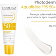 Bioderma Photoderm Aquafluide SPF 50+ for sensitive skin (Invisible ) 40 ml - واقي شمس للبشرة الحساسة من بيوديرما 40 مل